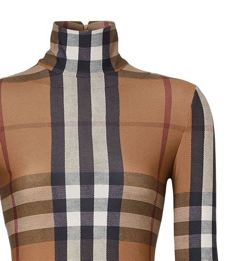 burberry classic check|Burberry vintage check turtleneck top.